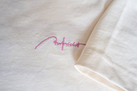 T-Shirt Creme "Fisch" Unisex - Weingut Aufricht