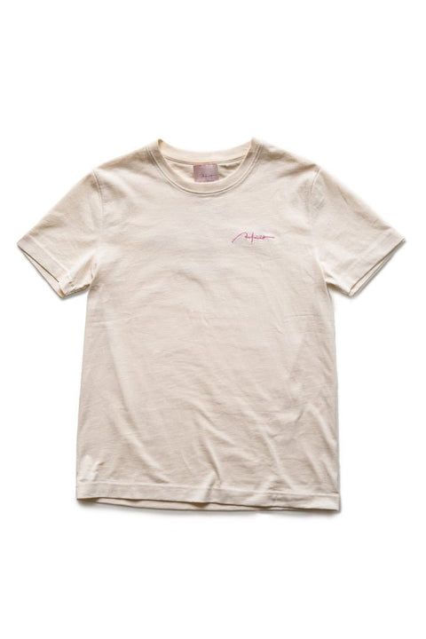 T-Shirt Creme "Fisch" Unisex - Weingut Aufricht